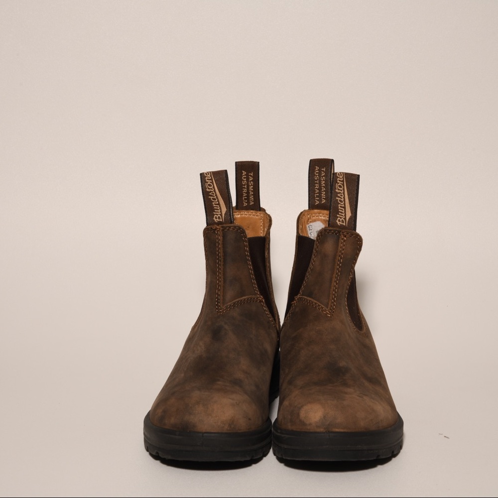 Blundstone 550 CHELSEA BOOTS Rustic Brown #858 7.5